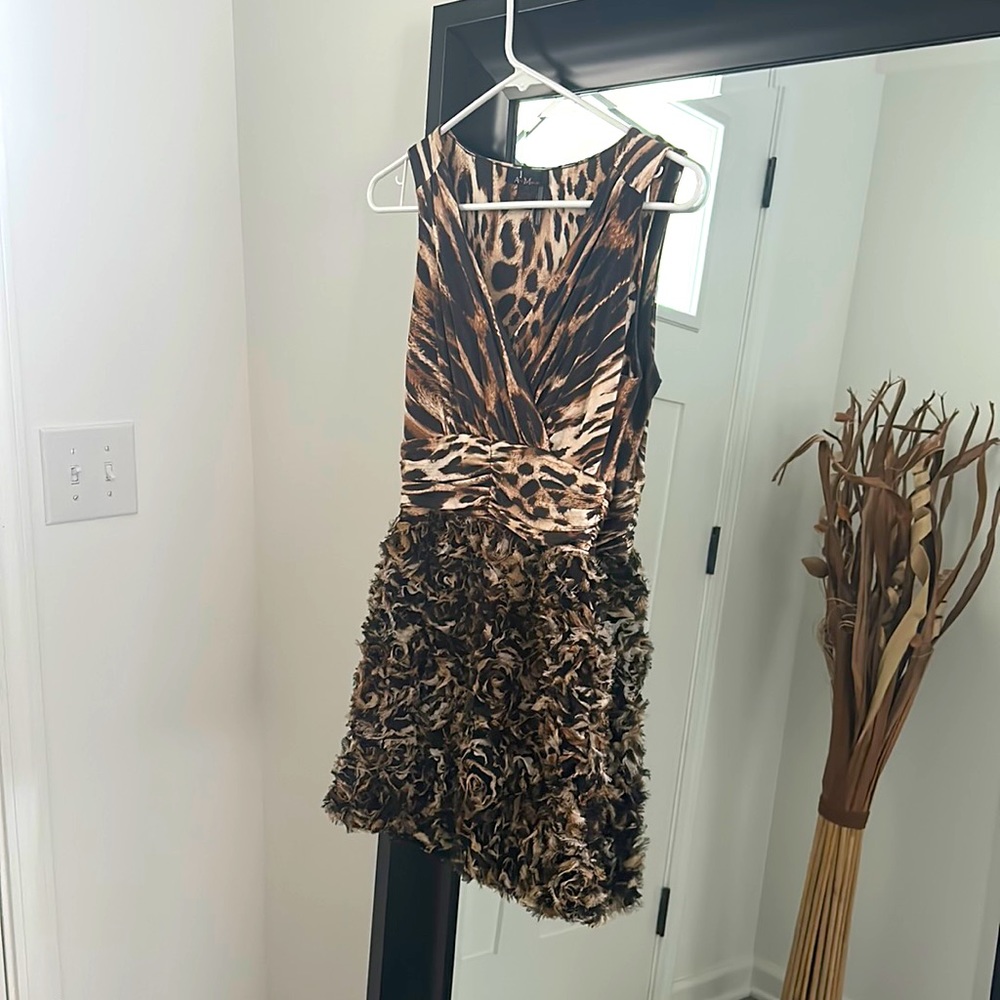 Alberto Makali Animal Print excellent condition dress small